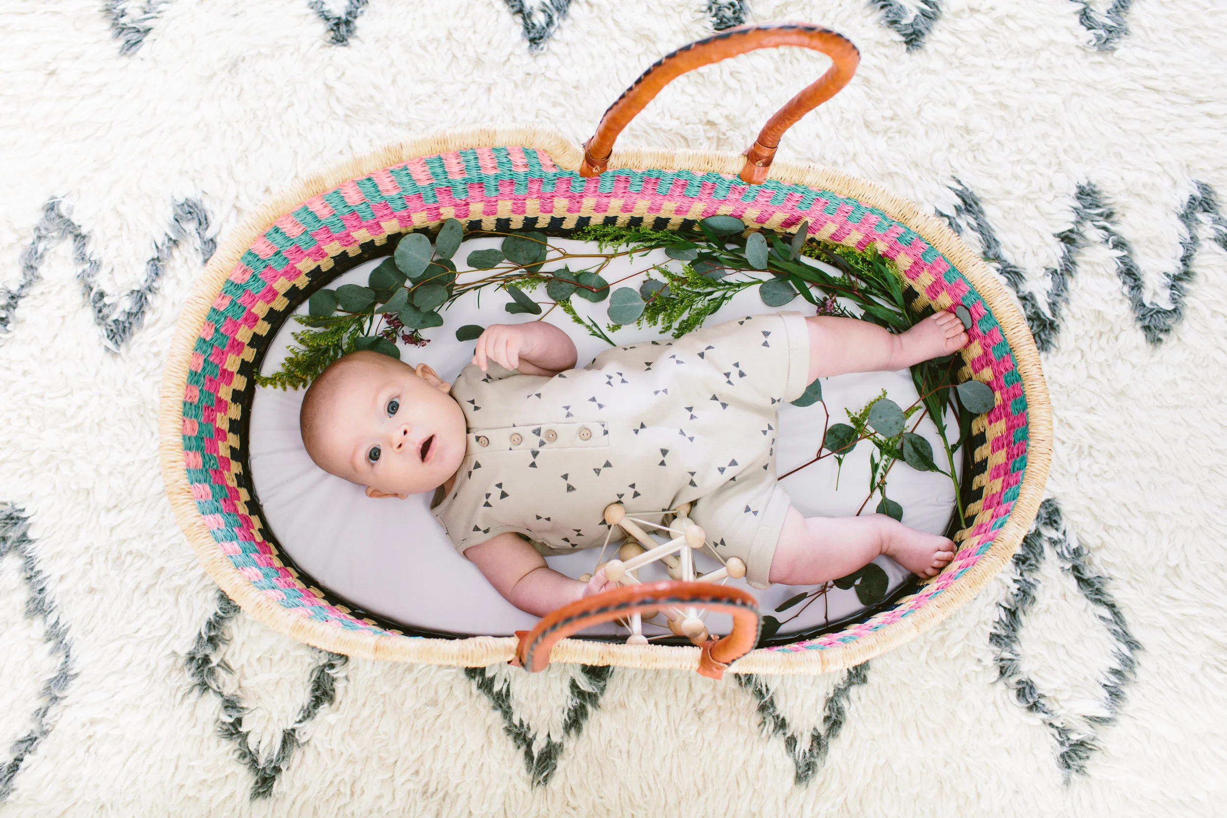 Plum Sparrow Offers Hand Woven Baskets for Babies and Beyond